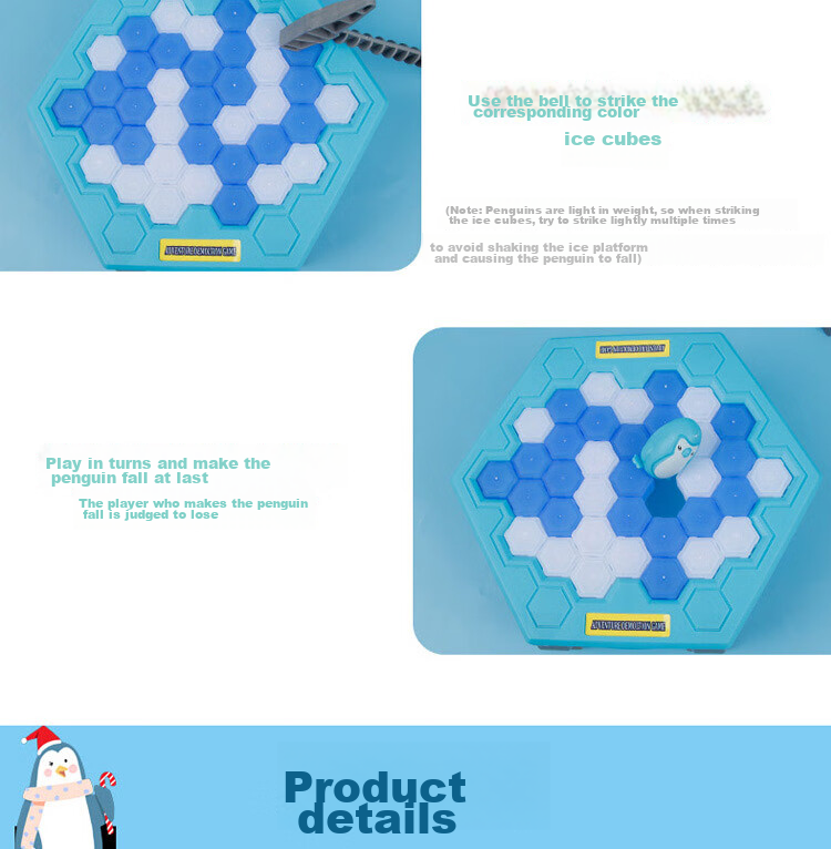 Настольная игра TaTanice "Спасение пингвина" от "ICE PENGUIN", интерактивная игра-головоломка для детей от 3 лет