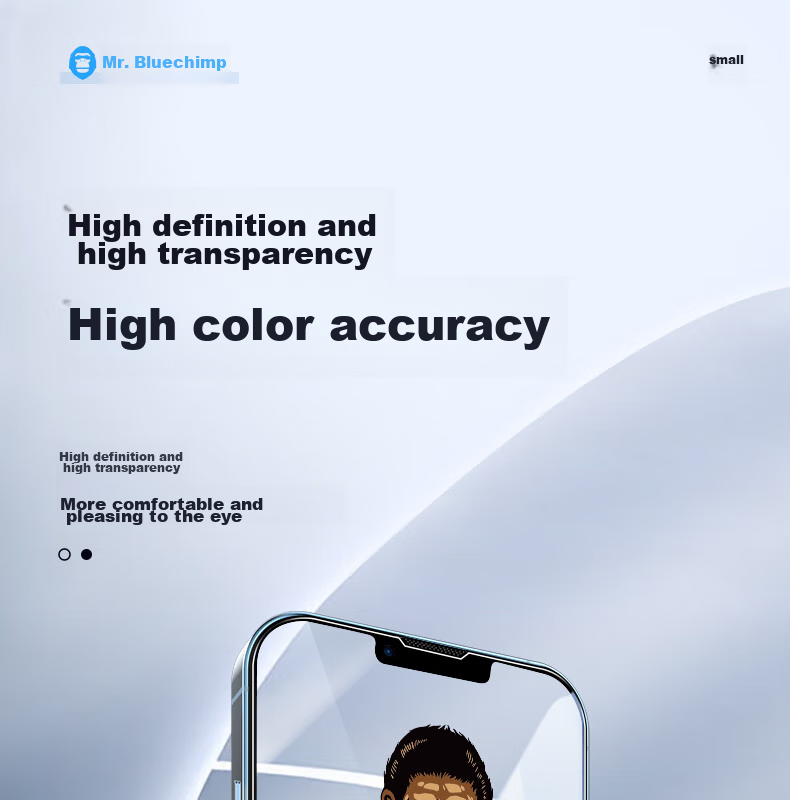 Защитное стекло BLUEO для iPhone 11/XR, прозрачное, противоударное, антиотпечатки, антиблик, 9H