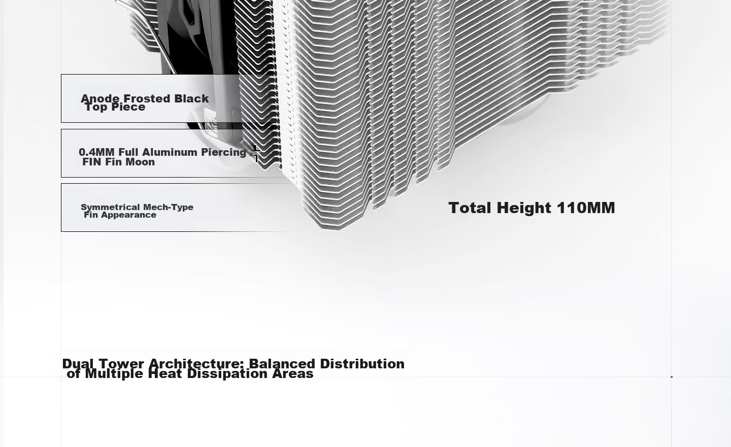 Воздушный кулер Thermalright Peerless Assassin 90 SE, высота 110 мм, 4 тепловые трубки AGHP, поддержка мультиплатформы, PA90 SE
