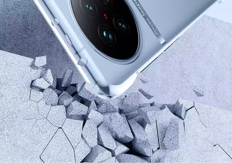 Чехол для телефона ZHIWEISHI для Vivo IQOO 12, ультратонкий, полностью прозрачный, безрамочный, жесткий корпус, ударопрочный, простой дизайн
