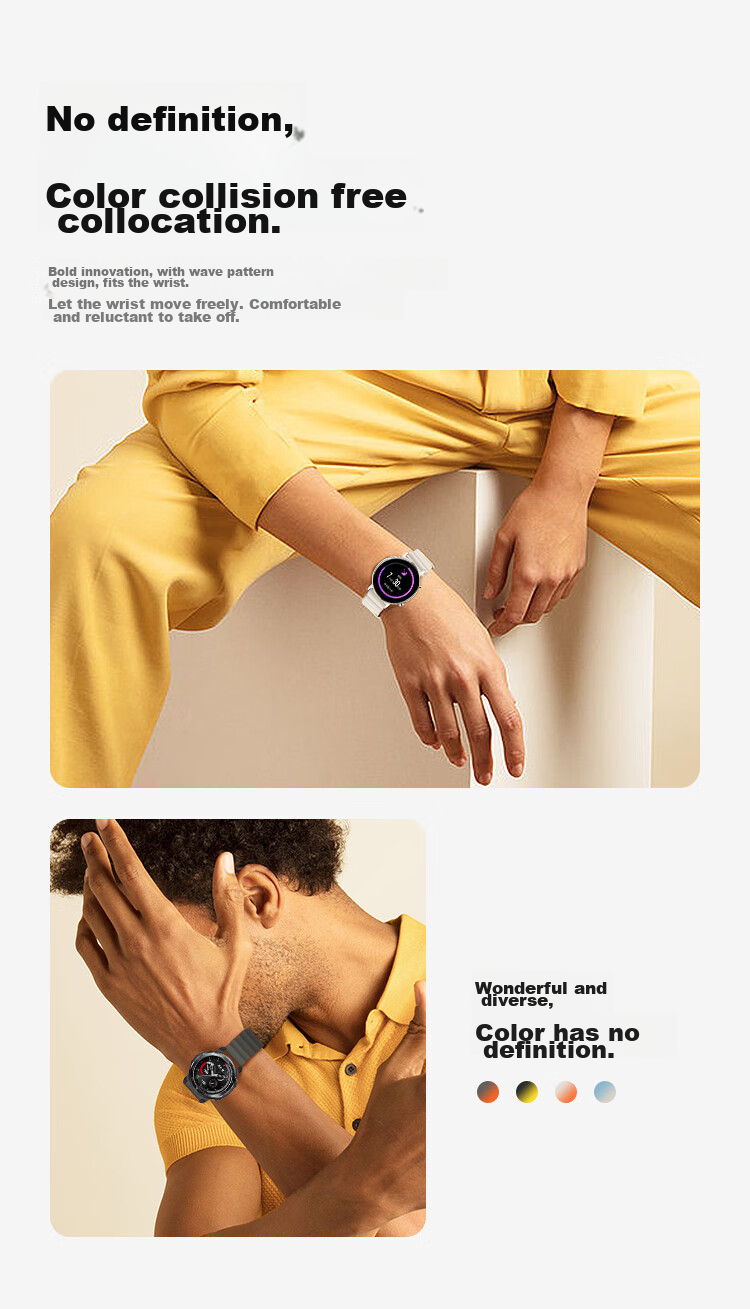 Ремешок MSSM для Huawei Watch 5/4 Pro/GT6/6 Pro/5/4/3 GT5 Pro, силиконовый, с магнитной петлей, цвет белый с синим, размер 22 мм