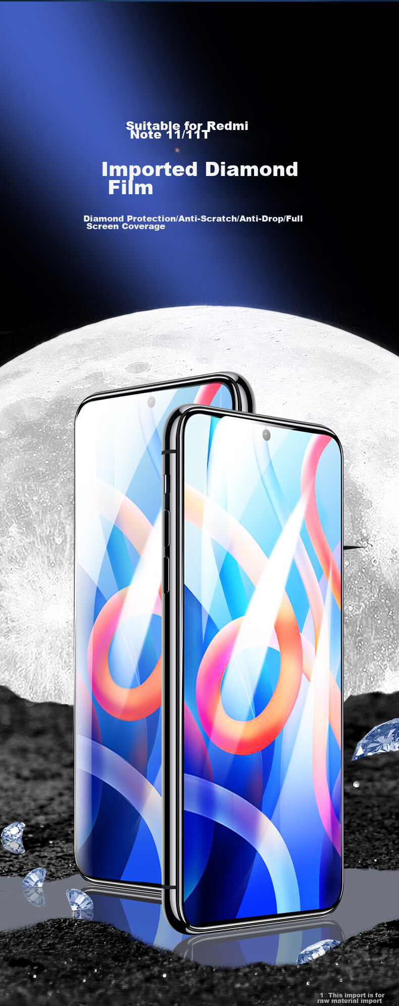 Защитное стекло KOOLIFE для Xiaomi Redmi Note 11 и Redmi Note 11T, полноэкранное, высокой четкости, защита от падений и отпечатков пальцев