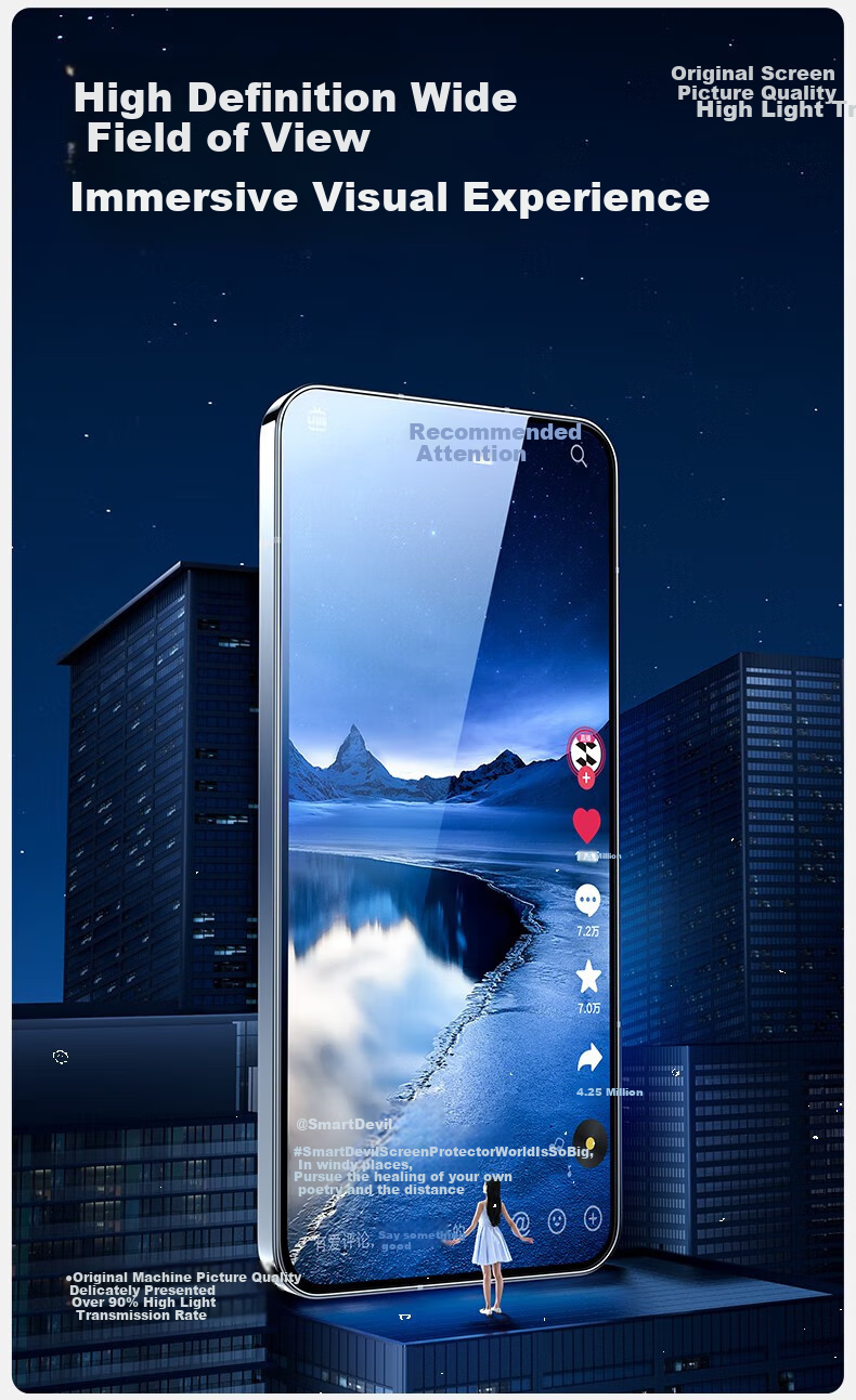 Защитное стекло SmartDevil для Xiaomi 14, противоударное, антибликовое, HD, 2 шт.
