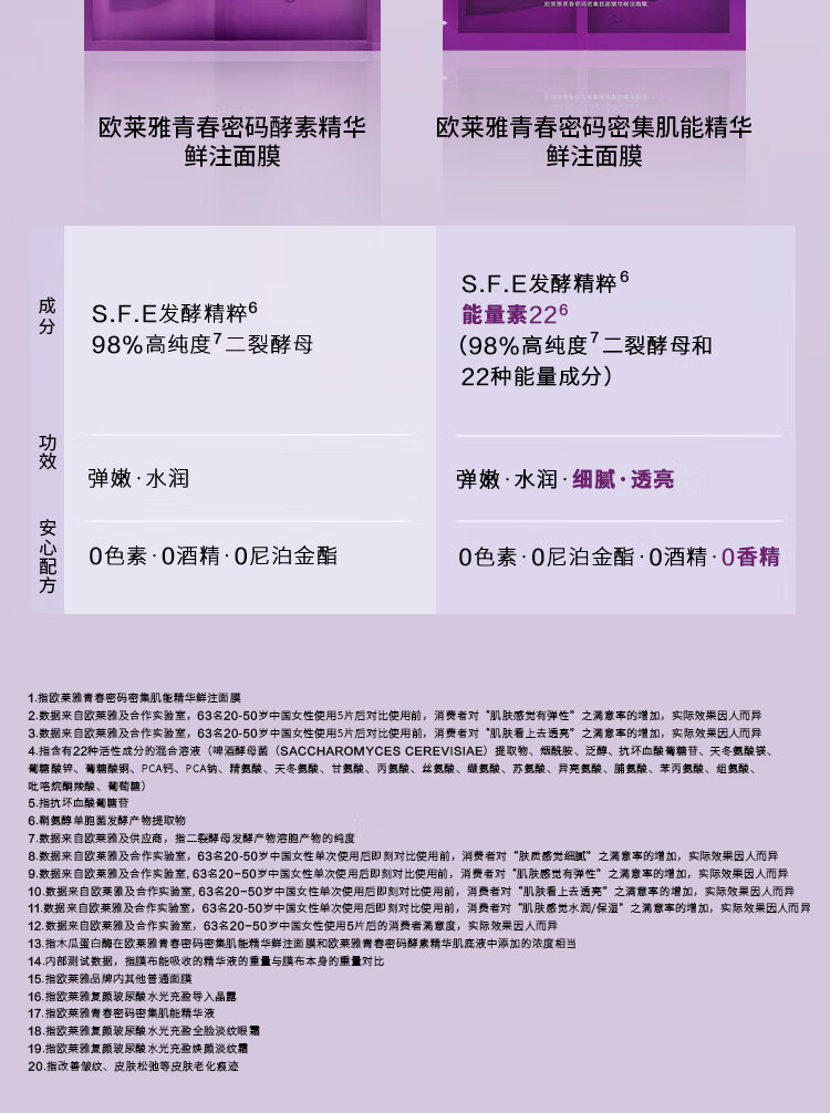 欧莱雅黑精华面膜4.0 5片补水保湿紧致面部护肤品情人节新年礼物送女友