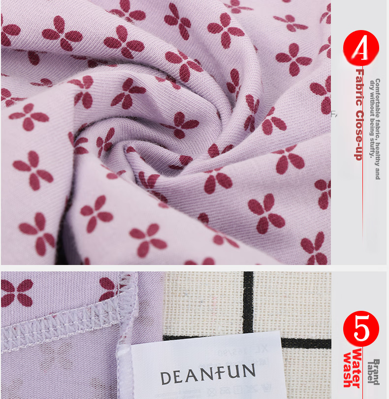 Женские трусы Deanfun, высокие, хлопковые, с эффектом утяжки живота и подъема ягодиц, больших размеров, дышащие, 4 шт.