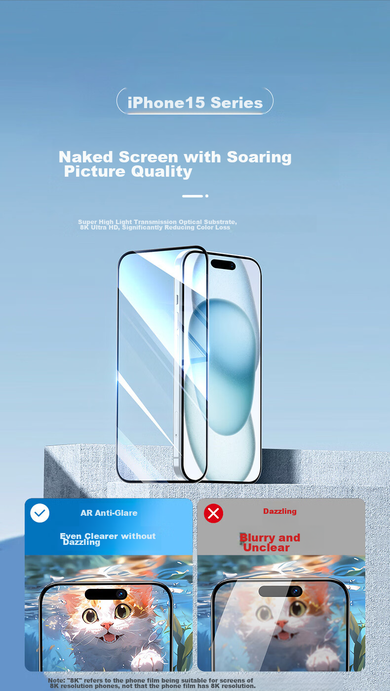 Защитное стекло для iPhone 15