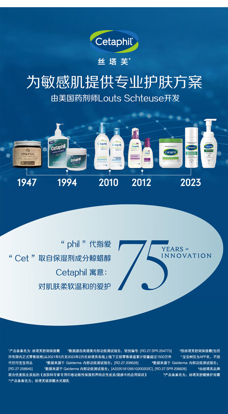 丝塔芙（Cetaphil）舒润保湿霜550g（乳液面霜身体乳补水保湿进口大白罐不含烟酰胺）