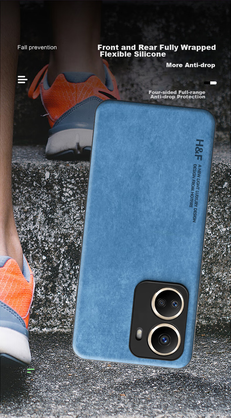 Чехол HotFire для Huawei Nova 10 SE, противоударный, силиконовый, с защитой камеры, простой стиль, дымчато-серый