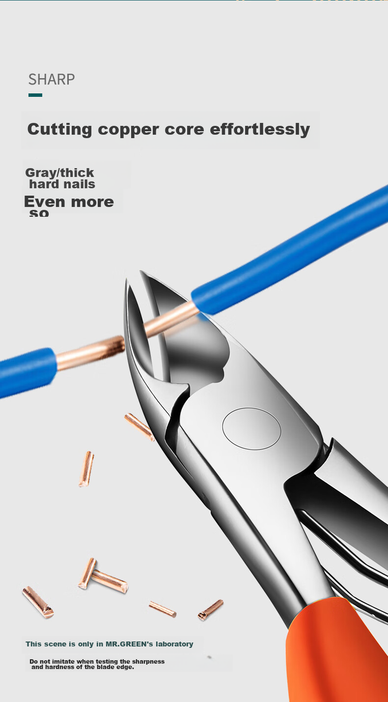 MR.GREEN Кусачки для вросших ногтей, импортная нержавеющая сталь, Mr-1026OR