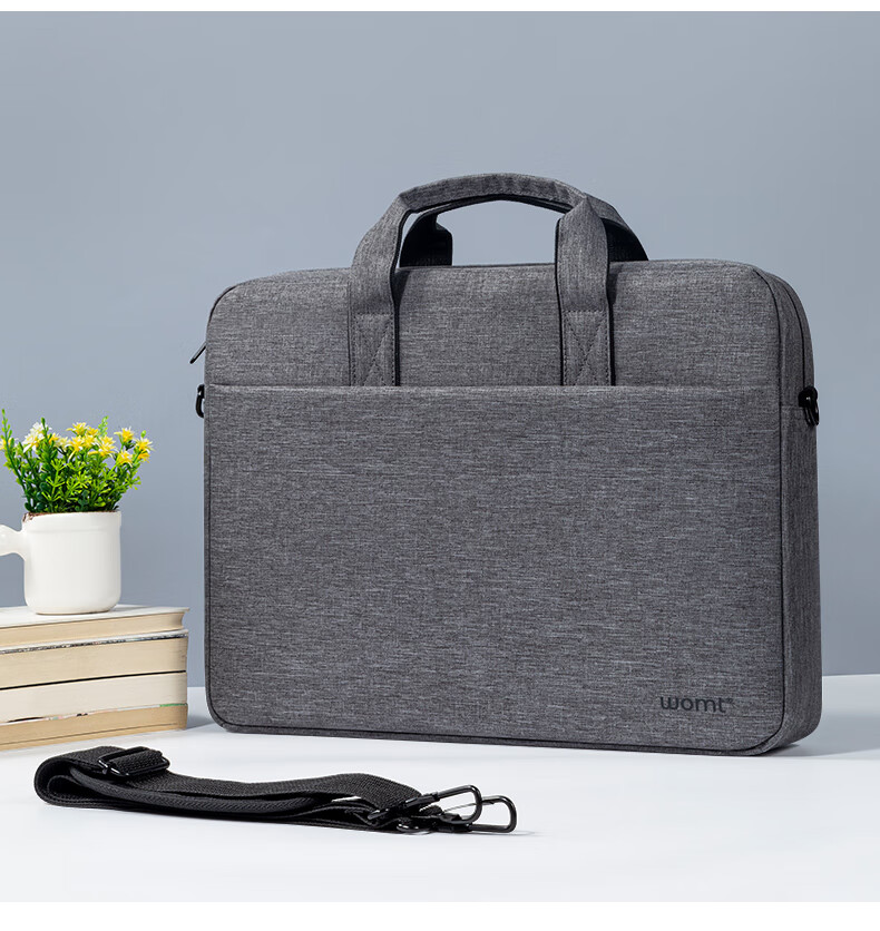 Рюкзак WOMT Commuter, для ноутбука 13/14 дюймов, унисекс, темно-серый