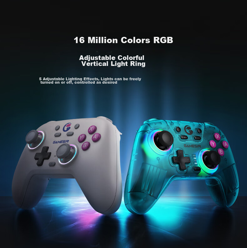 Беспроводной геймпад GAMESIR Star NS Edition T4 Nova Sai Bolan для Nintendo Switch, ПК, Android, Cyber Blue