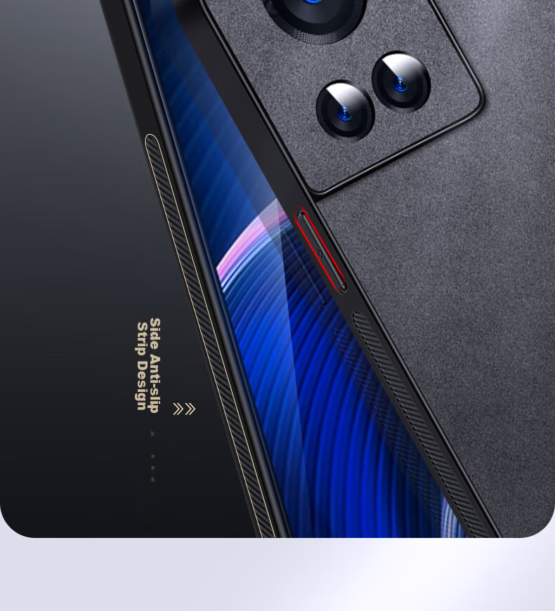 Чехол для телефона Shangsu, совместимый с OnePlus ACE, защитный, противоударный, с защитой всей линзы, мягкий чехол, простой роскошный чехол из силикона с внешней оболочкой из овечьей кожи, кожаный чехол для женщин и мужчин, серый