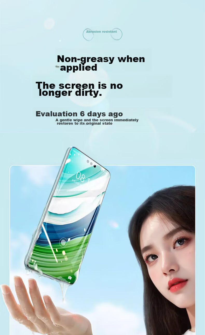 Защитная гидрогелевая пленка DIVI для Huawei Mate60 Pro/Pro+/60RS, полноэкранное покрытие, противоударная, противоотражающая, ультратонкая