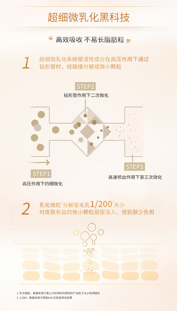 AHC眼霜眼精华 淡化黑眼圈 改善细纹提拉紧致 七夕礼物送女友 【焕亮眼周】多效护理眼霜30ml