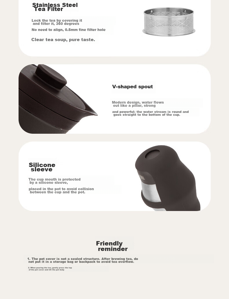 Термос THERMOS Insulated Mug, 260мл, для мужчин и женщин, набор чайных подарков для путешествий, подарок на день рождения, новогодний подарок, TCMU-200, туманно-коричневый