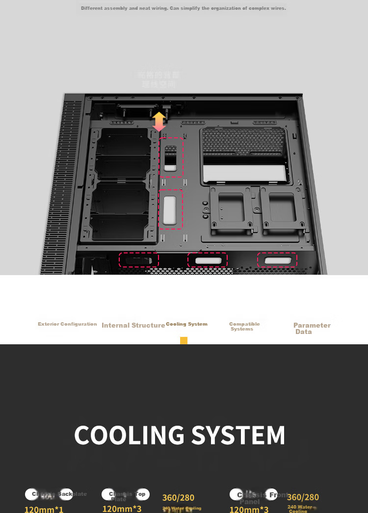 Компьютерный корпус PADO F20, черный, ATX, E-ATX, mATX, Midi-Tower, без блока питания