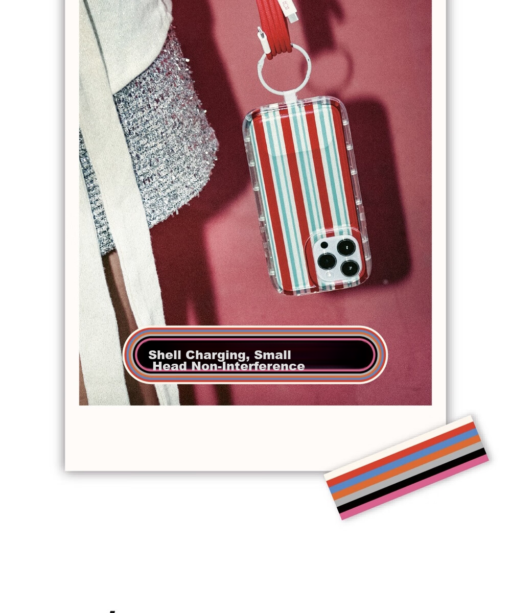 Кабель CANDYSIGN MagTie Magnetic Charge, Type-C на Lightning, MFi Certified, 1 метр, сладкий белый