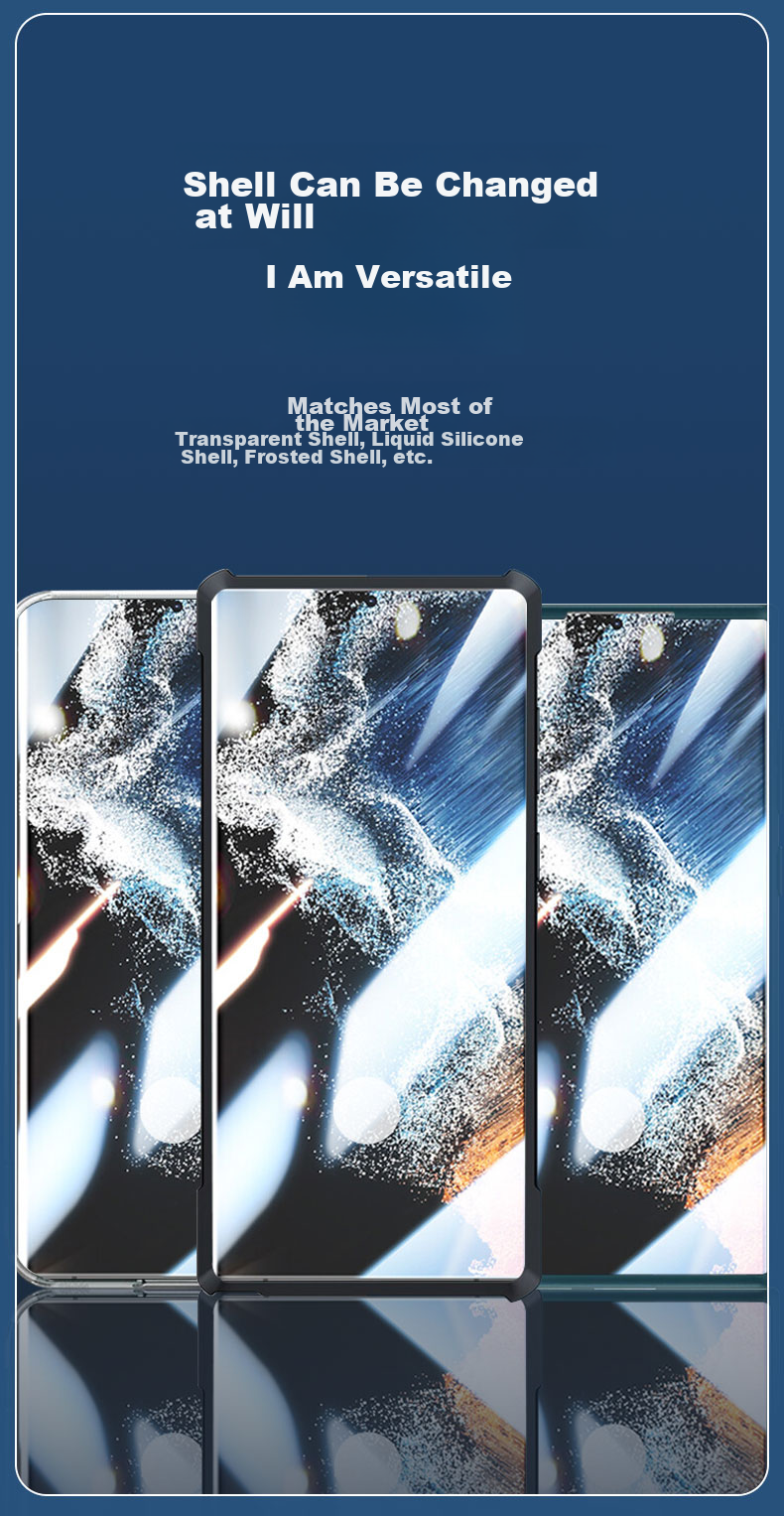 Защитное стекло KOOLIFE для Samsung Galaxy S22 Ultra, полноэкранное, изогнутое, ультратонкое, HD, антиотпечатки