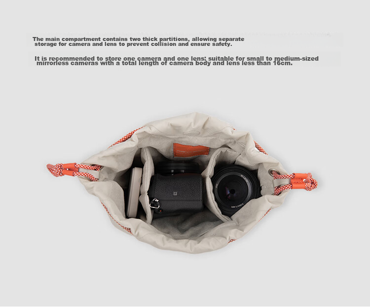 PGYTECH OneGo Drawstring Bag, сумка для камеры, сумка для хранения, сумка через плечо, подходит для беззеркальных камер Canon, Fuji, Sony, цвет "Лесной зеленый"