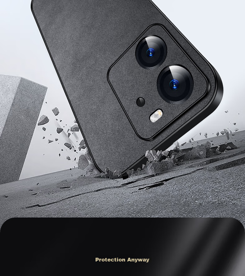 Чехол для Xiaomi Redmi K60 Ultra Shangsu, защита камеры, кожаный, черный