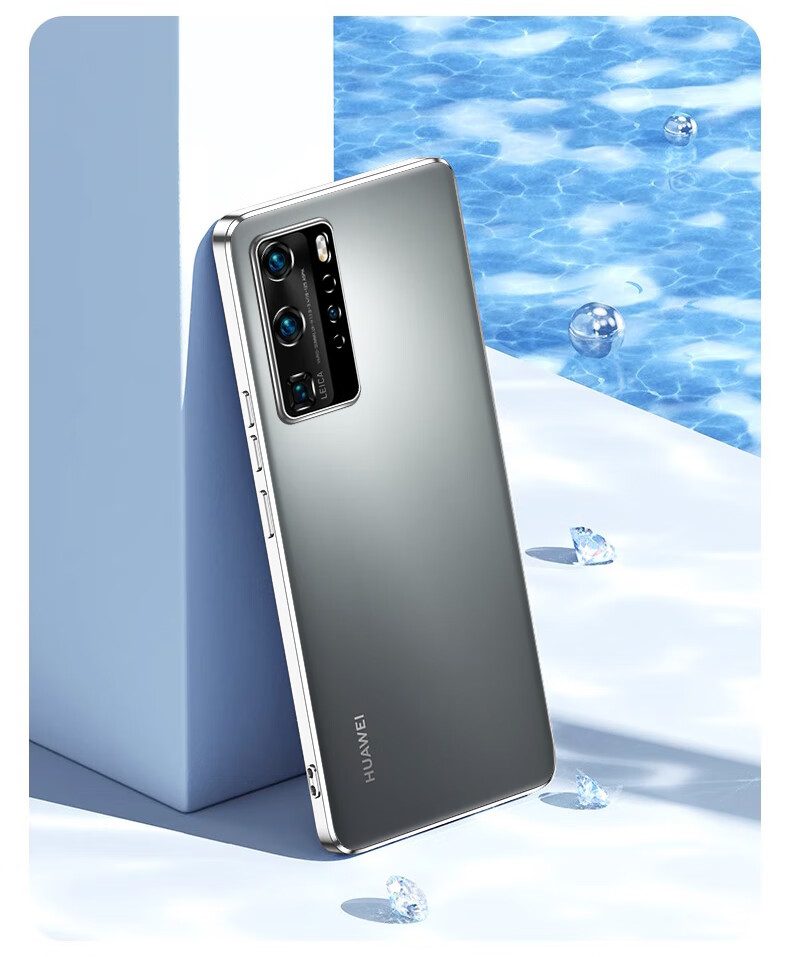 Защитный чехол NEYAA для Huawei P40 Pro, прозрачный, противоударный, ультратонкий, с воздушными подушками, модный, простой, мягкий, с гальваническим покрытием