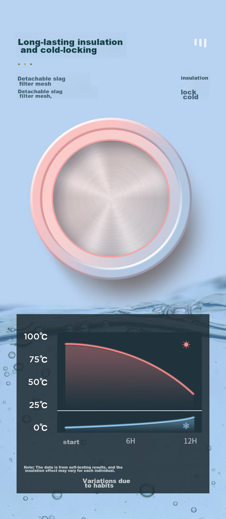 Термос THERMOS JCG-400, 400 мл, нержавеющая сталь, для бизнеса и офиса, цвет серебристый