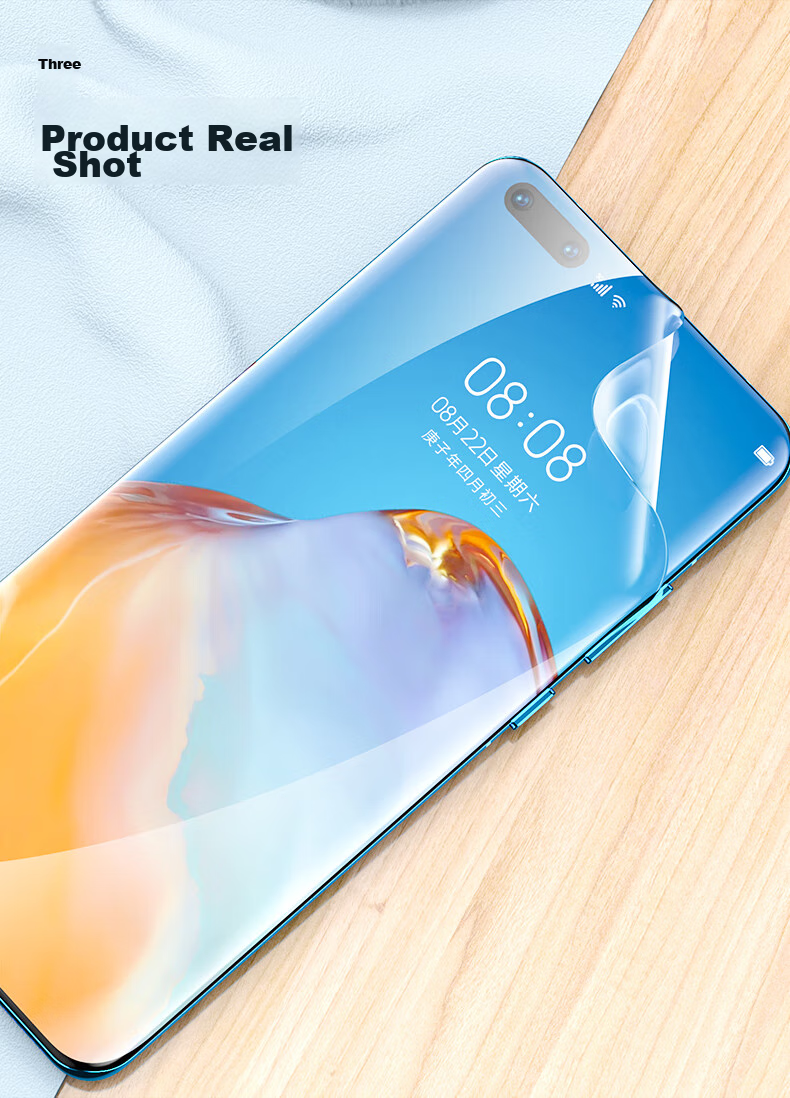 Защитная гидрогелевая пленка PISEN для Huawei P30 Pro, мягкая, с изогнутым краем, высокая четкость, 2 шт.
