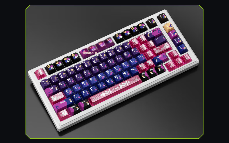 Механическая клавиатура Ikbc K75, 83 клавиши, трехрежимная, RGB-подсветка, беспроводная, Bluetooth, проводная, Xingyue Silent Switches