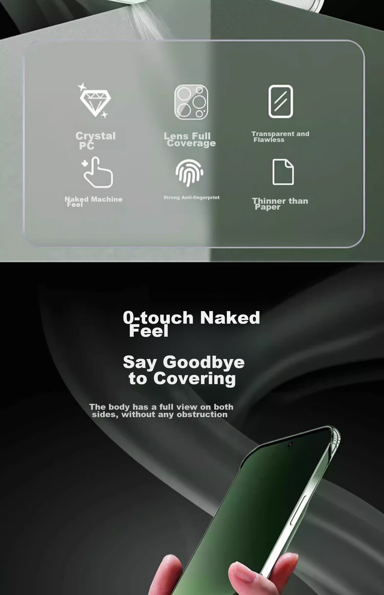 Чехол для Xiaomi 14 Ultra, ZHIWEISHI, ультратонкий, прозрачный, противоударный, с защитой от царапин, для мужчин и женщин