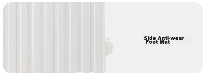 Чемодан DULA с передним открытием, с USB-зарядкой, ручная кладь, кодовый замок, черный с серым, 20 дюймов