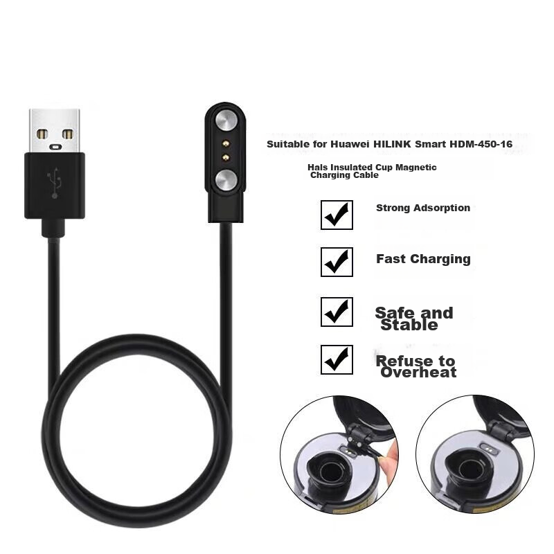 Кабель зарядный Chaofan для Huawei Shilink, Honor, магнитный, 1А, 0.6м, черный