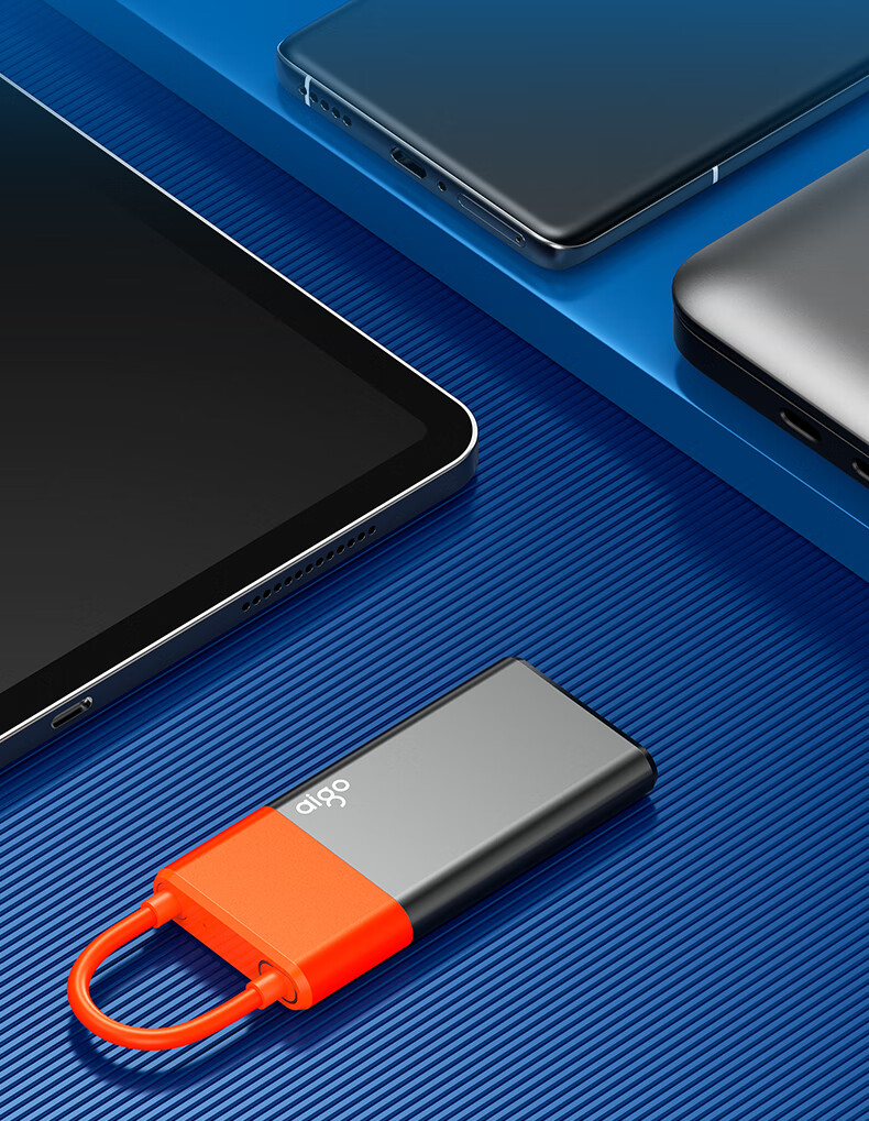 Портативный твердотельный накопитель Aigo S11, 1 ТБ, Type-C USB 3.2, скорость чтения до 520 МБ/с, встроенные кабели, идеально подходит для офисной работы, прямое подключение к телефону