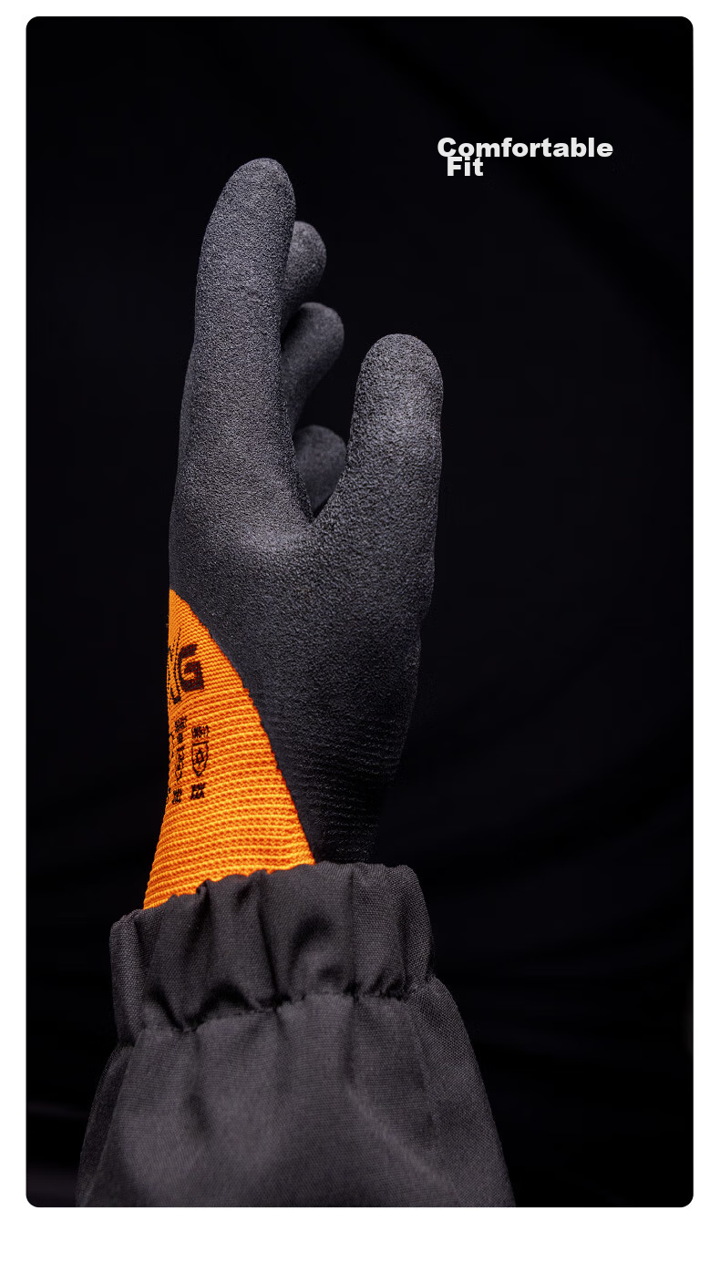 Перчатки NXG X07, утепленные, для холодных условий, с флисовой подкладкой, для мужчин, для работы на складе, рыбалки, строительства, защита от холода, размер универсальный, желтый