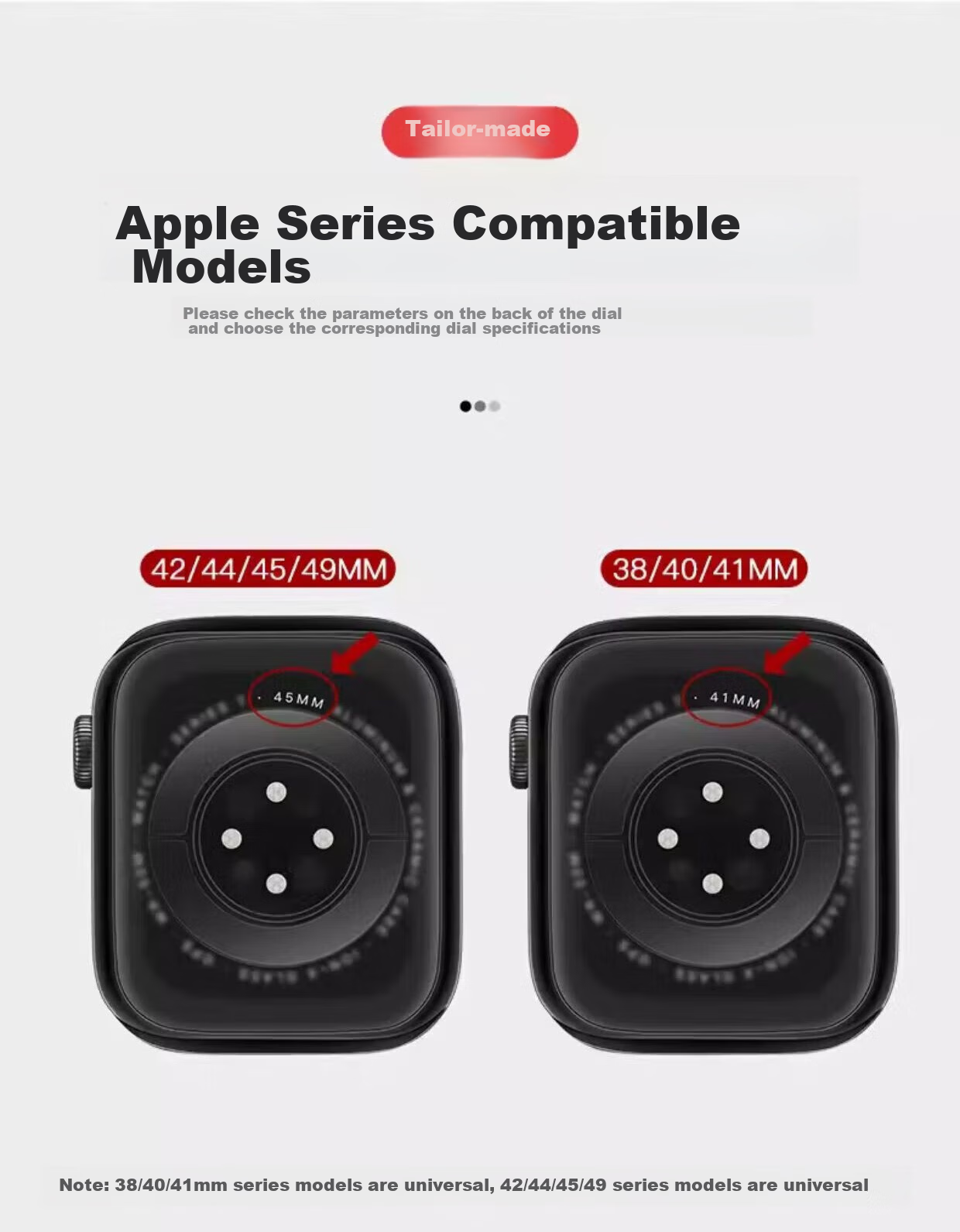 Ремешок Watchbond Magnetic Silicone Loop для Apple Watch, силиконовый, черный, 38/40/41/42 мм