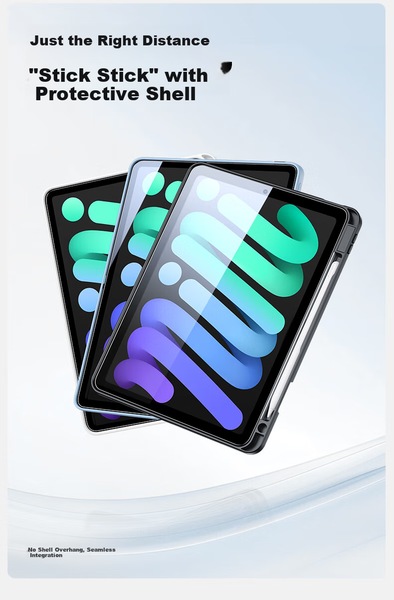 Защитное стекло для iPad mini 7/6, 8.3 дюйма, противоударное, антибликовое, HD Clear