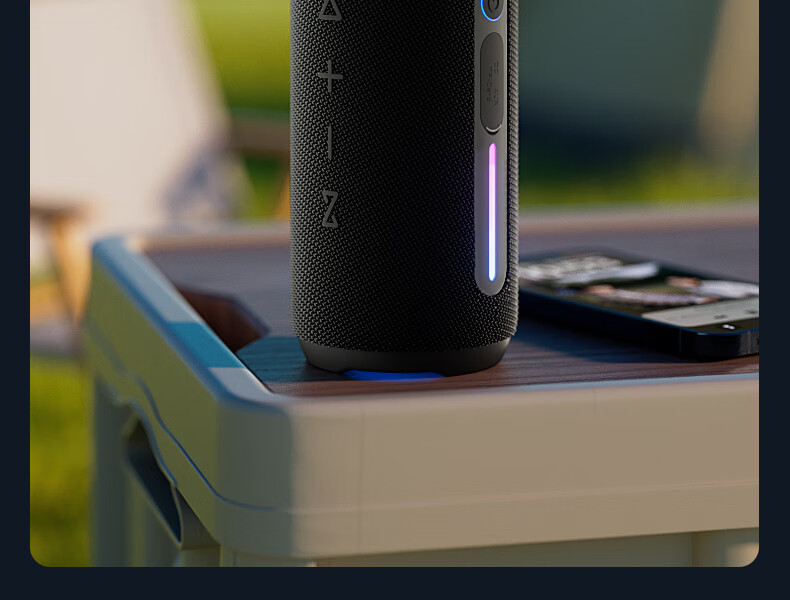 Портативная Bluetooth-колонка WANYINBA M6, 30 Вт, портативная водонепроницаемая, для улицы, с мощным басом, оранжевая
