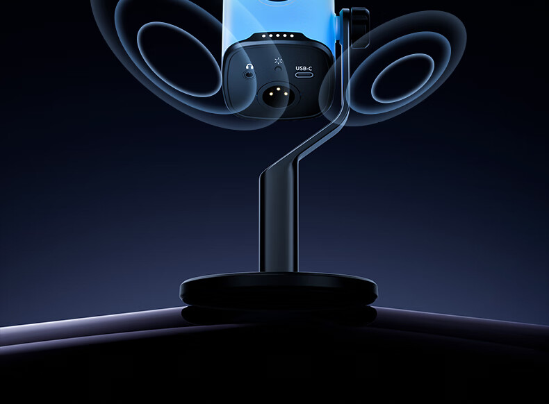 Динамический микрофон Maono PD100XS для компьютера, стриминга, игр, пения, записи, с USB-звуковой картой, шумоподавлением и RGB-подсветкой