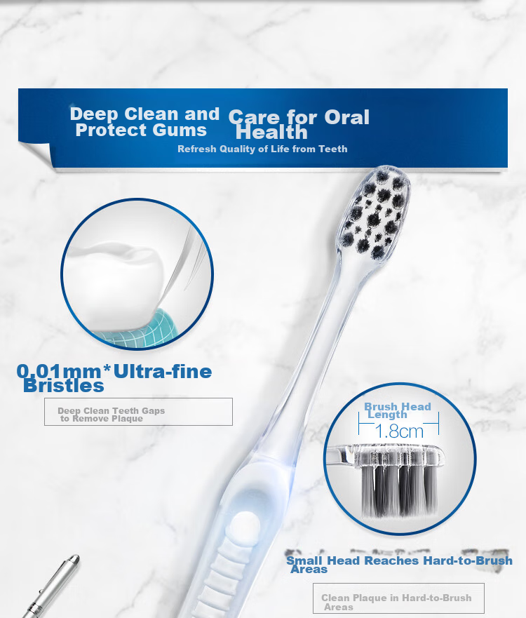 Зубная щетка Oral-B Micro-Silver, защита десен, антибактериальная, ультрамягкие щетинки, 2 шт.