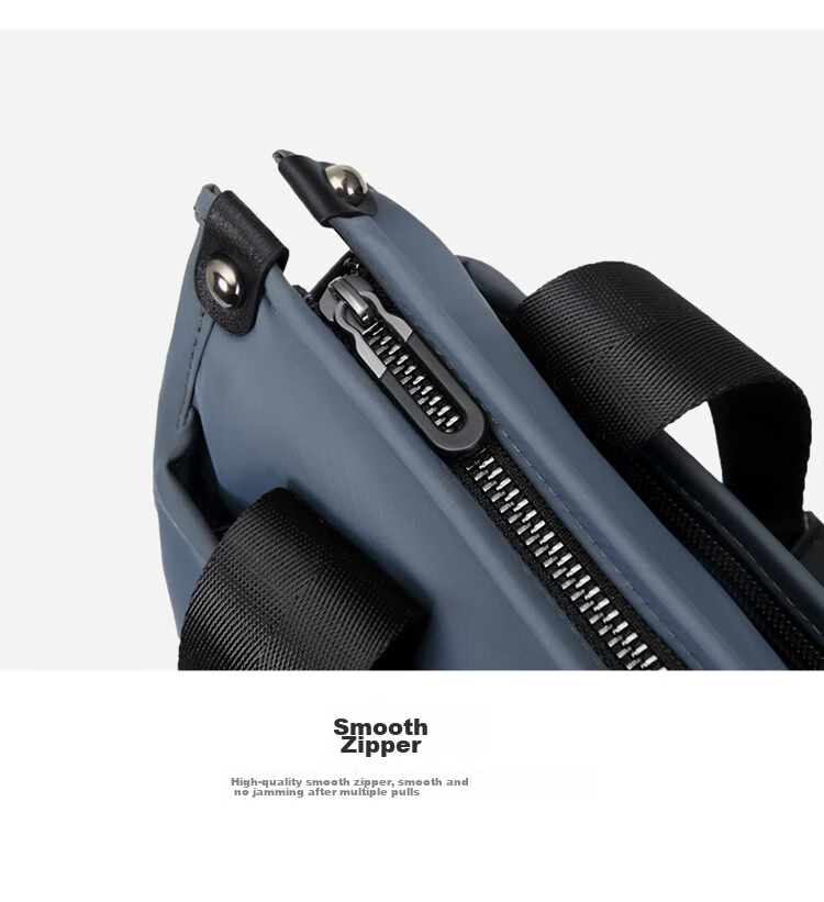 Мужской деловой портфель GOLF, вертикальный, много отделений, сумка через плечо, для iPad, повседневная мужская сумка, серо-синий