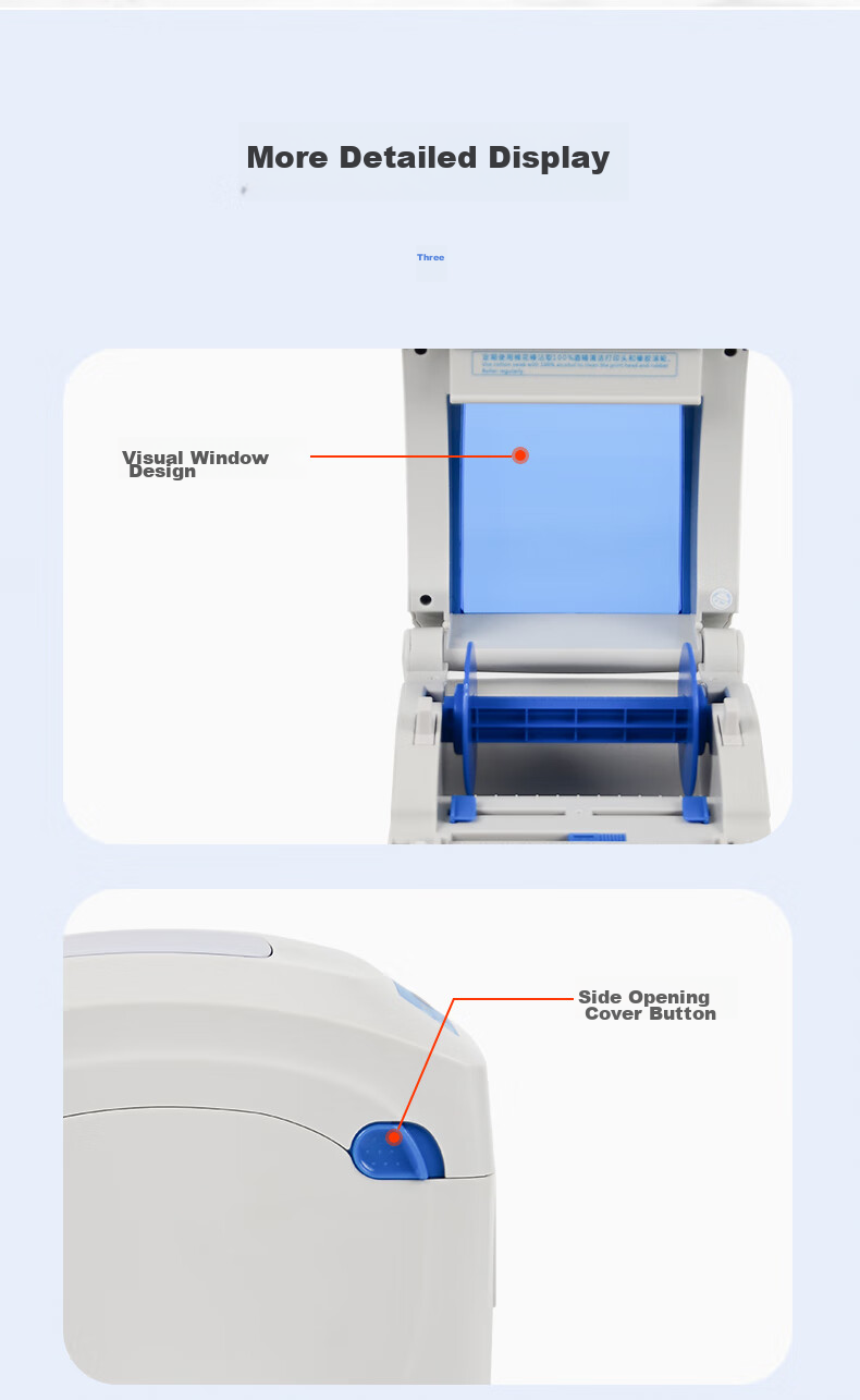Термопринтер Gprinter GP-1334D для печати этикеток, штрих-кодов, накладных. Разрешение 300 dpi, USB интерфейс.