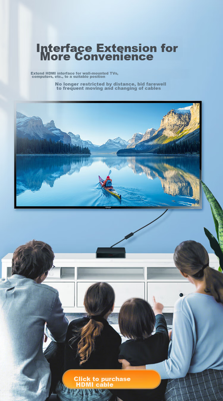 UGREEN HDMI Extension Cable Male to Female, 4K Digital High-Definition Cable, 3D Video Cable, Data Connection Cable for Laptop, TV, Monitor, Projector, 1 Meter