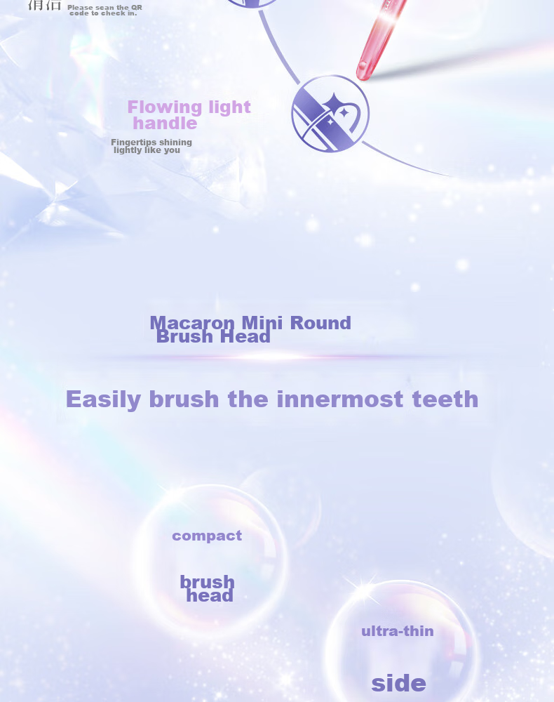 Зубная щетка Lion Fine Bristle, 0.01 Crystal Color, 4 шт., мягкая щетина, компактная головка, бережный уход за деснами, защита полости рта, семейная упаковка
