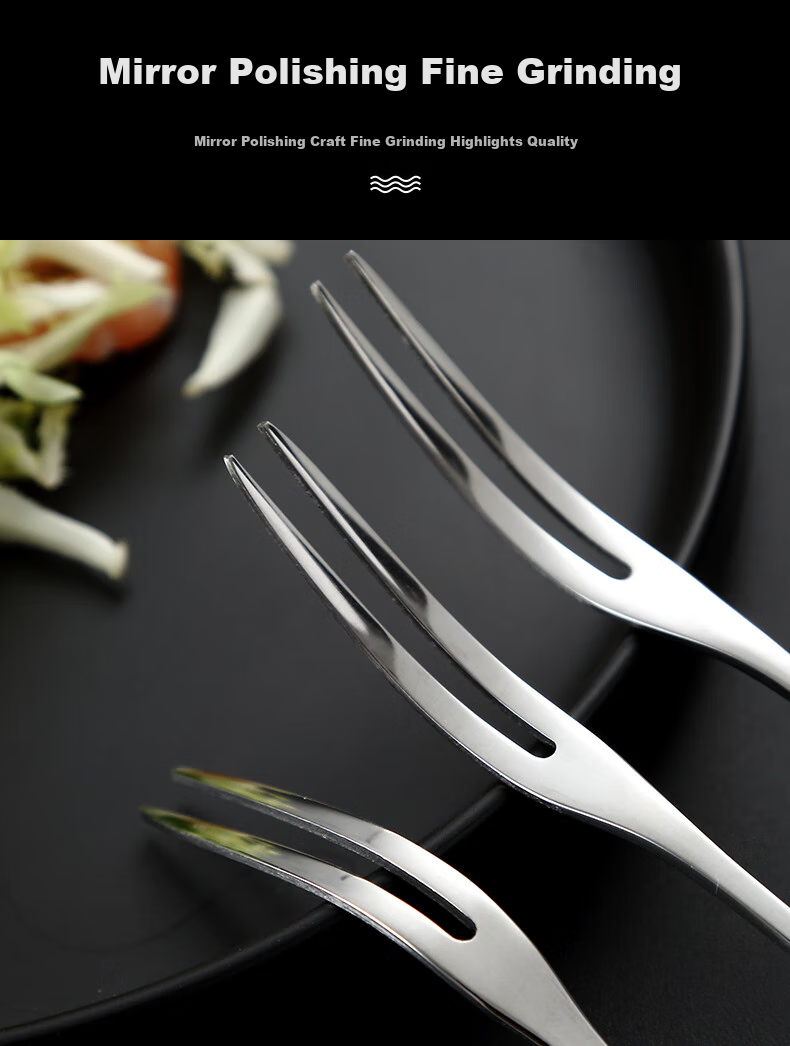 Набор вилок для фруктов Onlycook из нержавеющей стали, креативные вилки для тортов и десертов, набор из 5 штук