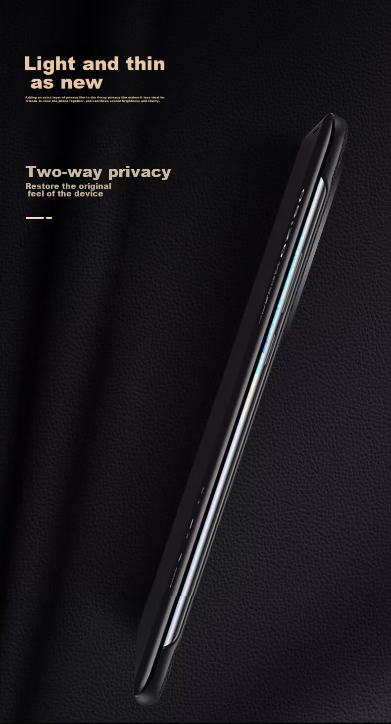 Чехол-книжка KOOLIFE из натуральной кожи для Huawei Mate60 Pro, с окном для просмотра уведомлений, противоударный, бизнес-стиль, черный