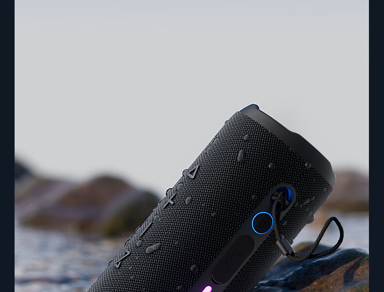 Портативная Bluetooth-колонка WANYINBA M6, 30 Вт, портативная водонепроницаемая, для улицы, с мощным басом, оранжевая