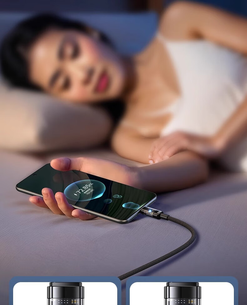 Кабель Nengshi Apple 16/15 Type-C PD100W, черный, 1.5 метра