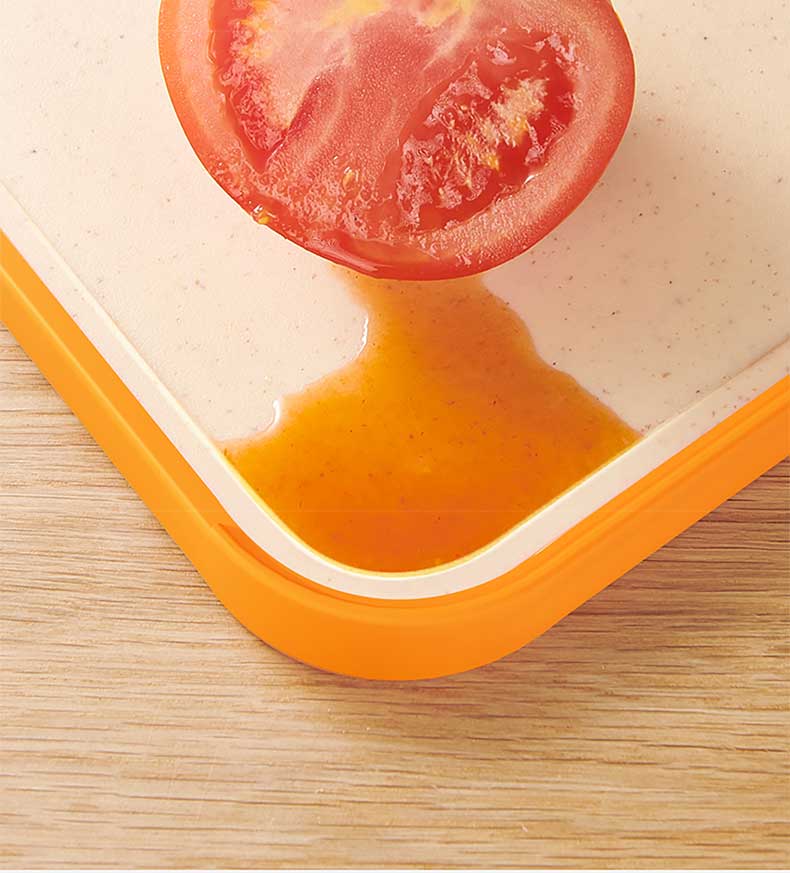 Разделочная доска COOKSS, антибактериальная и противогрибковая, из пшеничной соломы, для детей, для приготовления пищи, для фруктов и овощей, бытовая, двусторонняя, 36*26 см