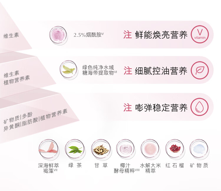 雅诗兰黛鲜活亮采红石榴水乳套装（精华水200ml+倍润乳液100ml）护肤品