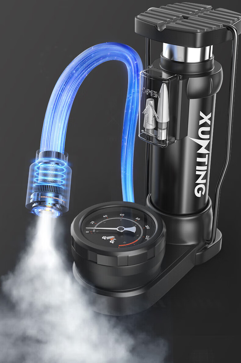 Насос XUNTING для велосипеда, портативный, высокое давление, для дома, маленький, для футбола, электросамоката, мотоцикла