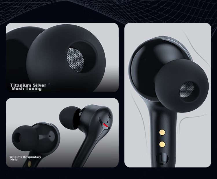 Беспроводные наушники iGene G2 с 4-микрофонным шумоподавлением, Bluetooth 5.4, низкая задержка, для игр и звонков